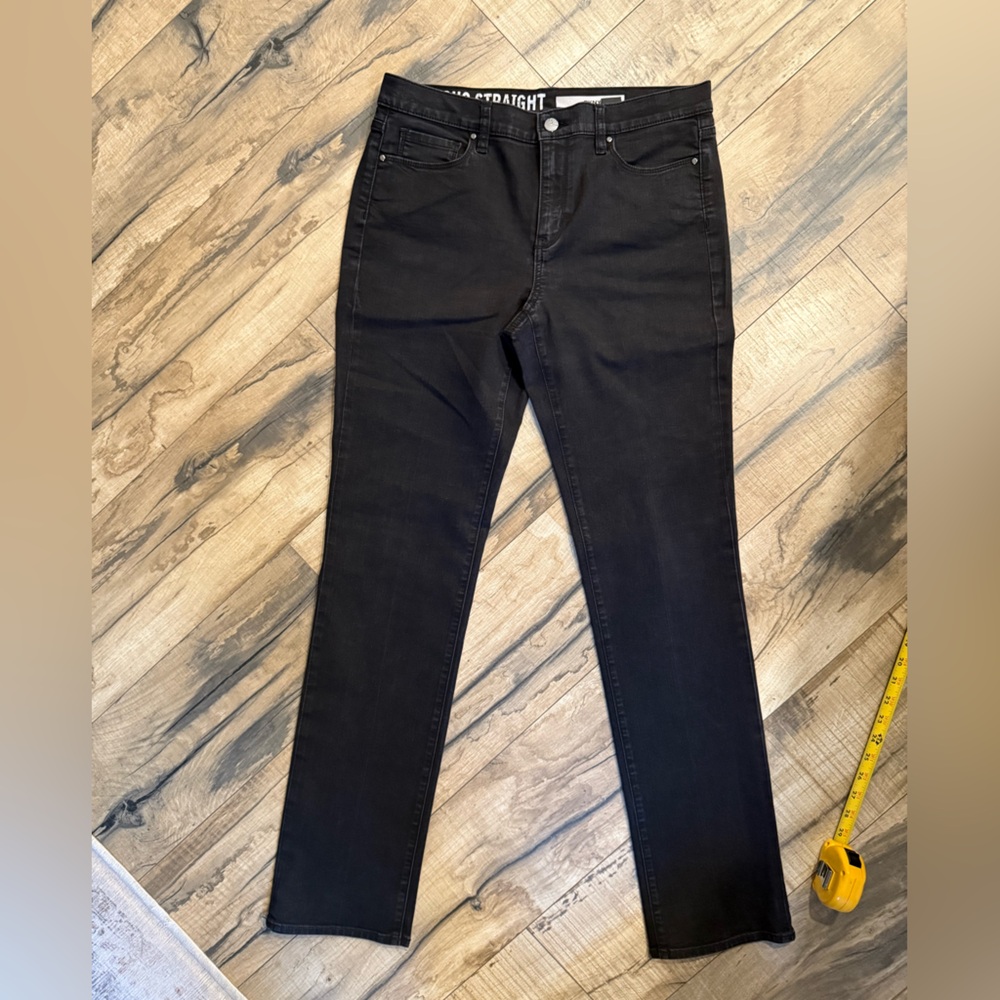 DKNY Soho Straight Black Jeans